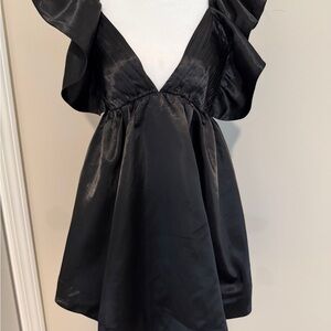 Elegant Black Mini Dress